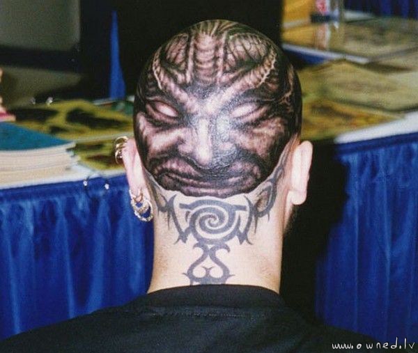 Scary tattoo