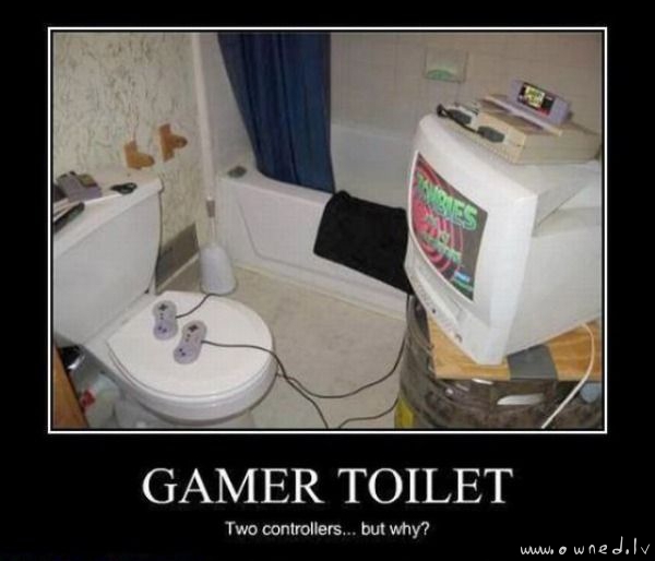 Gamer toilet