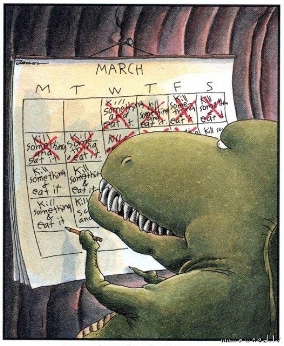 Jurassic calendar