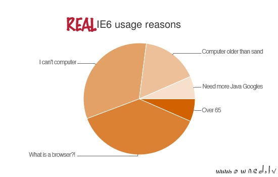 Real IE 6 usage reasons