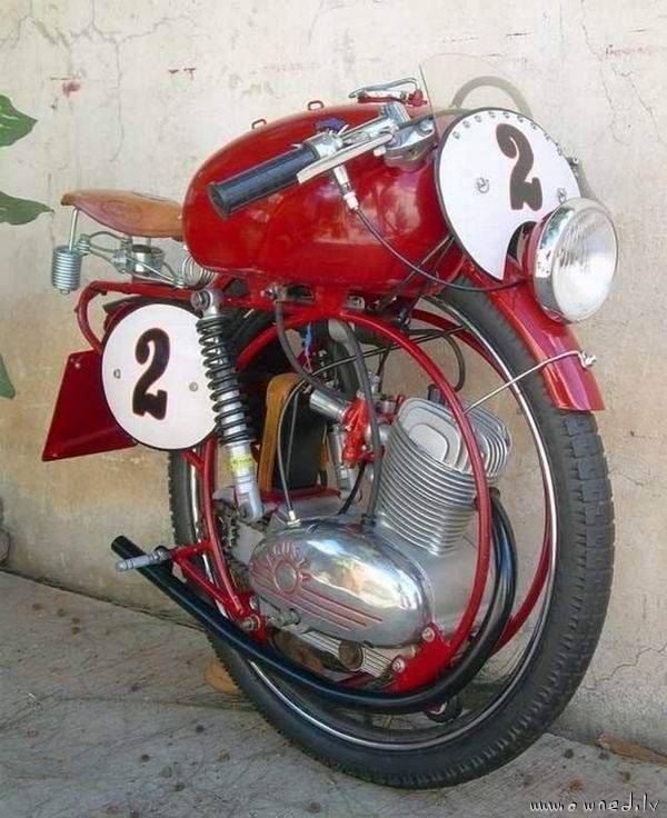 Strange motorcycle
