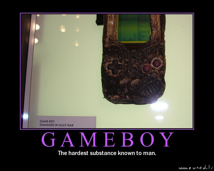 Gameboy : Damaged in Gulf war