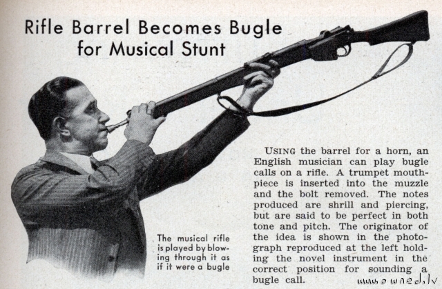Musical rifle