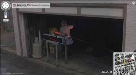 Strange google street view picture