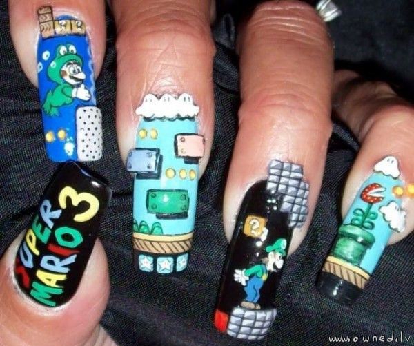 Super Mario nails