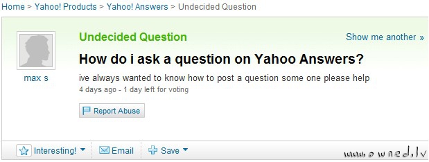 Yahoo answers