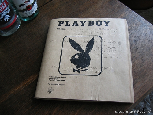 Playboy for the blind