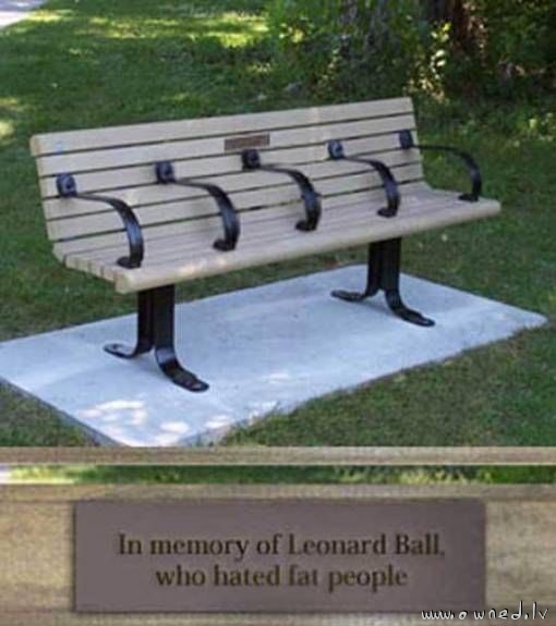 In memory of Leonard Ball