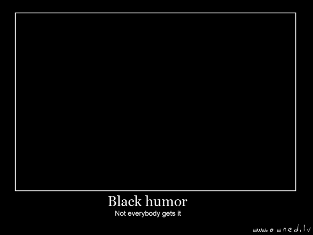Black humor