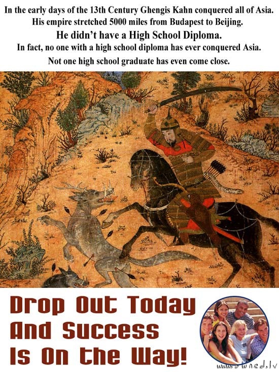 Drop out today