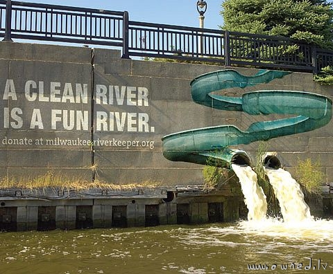 A clean river is a fun river
