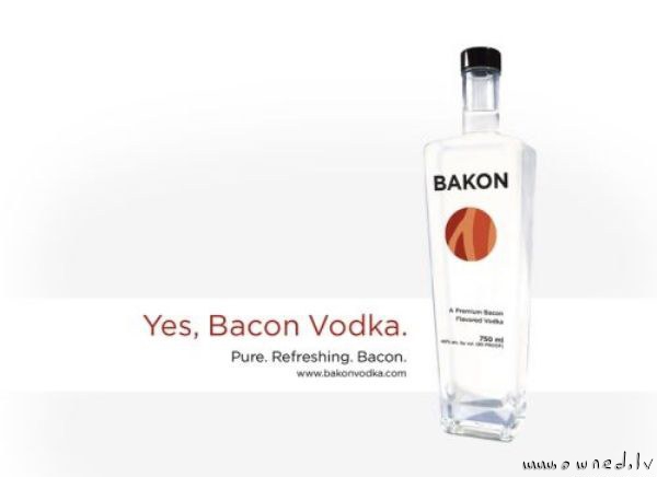 Bacon vodka