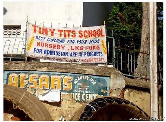 Tiny tits school