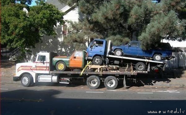 A tow truck