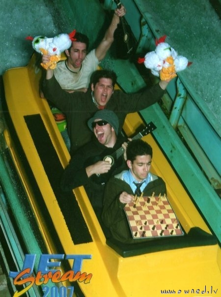 Roller coaster ride photo
