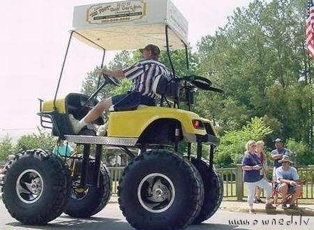 Monster golf cart