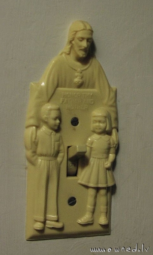 Jesus light switch