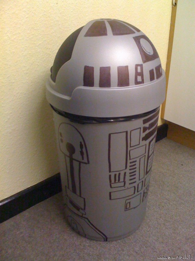 R2d2 trashcan