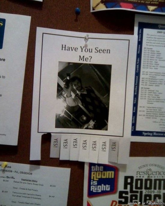 Have you seen me ?