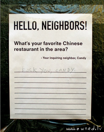 Hello neighbors
