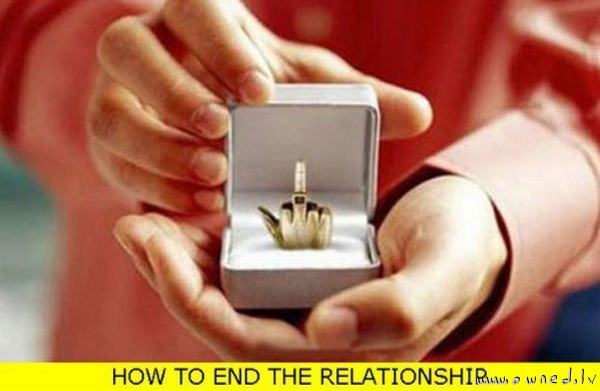 How to end the relationship