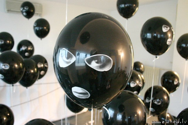 Strange balloons