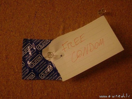 Free condom