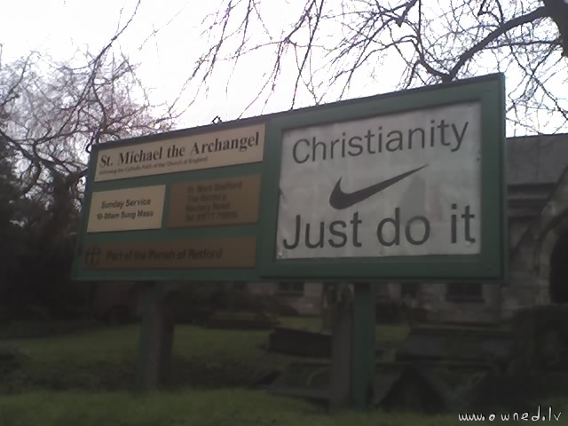 Christianity - Just do it