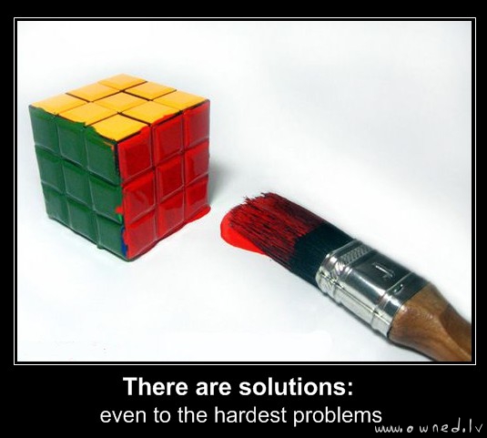 There are solutions
