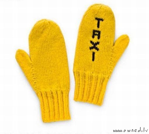 Taxi mittens