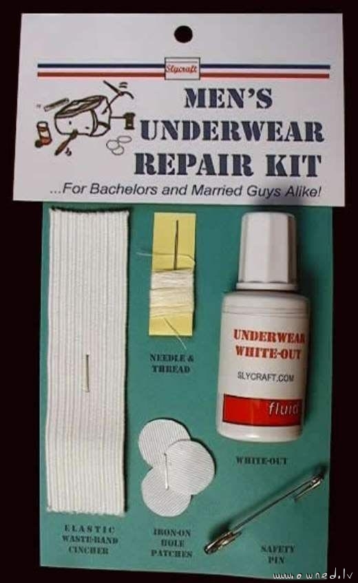 Underwear repair kit