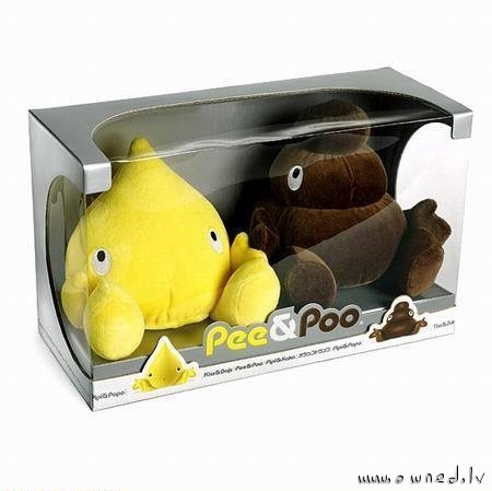 Pee and poo toys