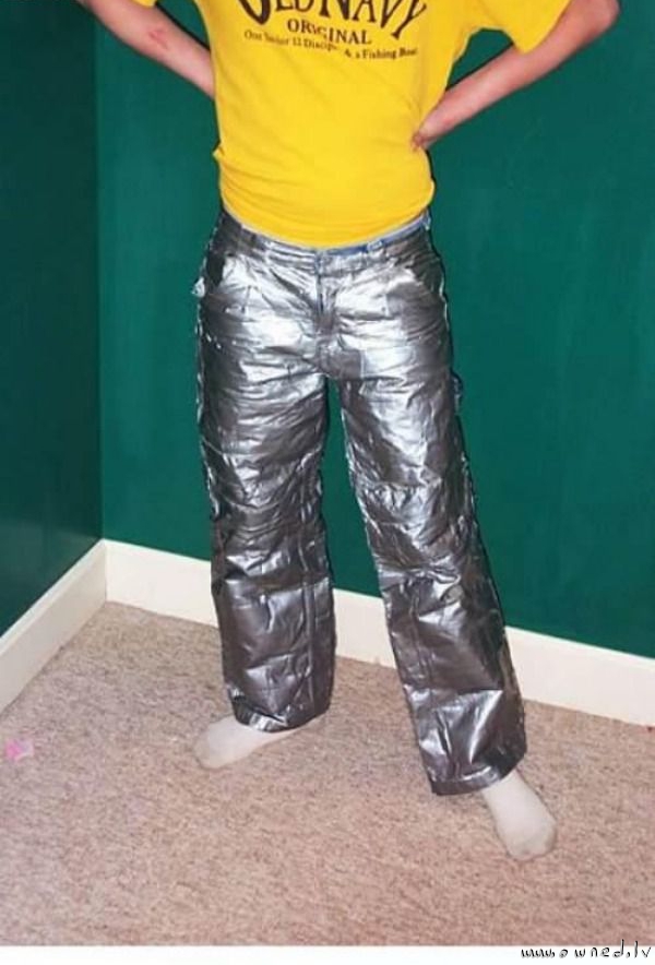 Duct tape pants