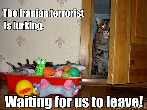 Terrorist is lurking ...