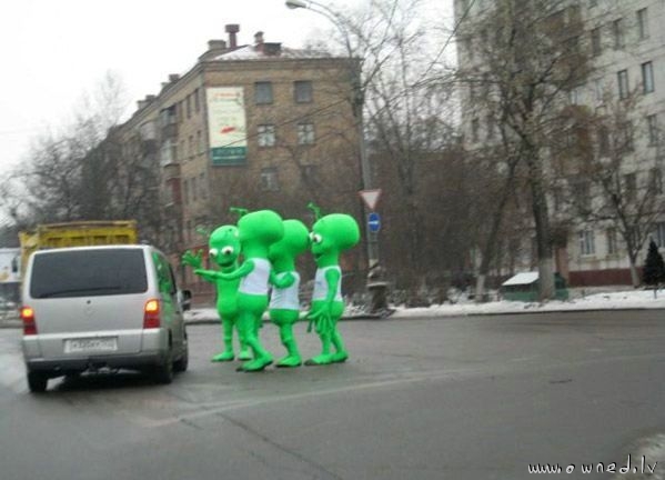 The aliens have finally arrived